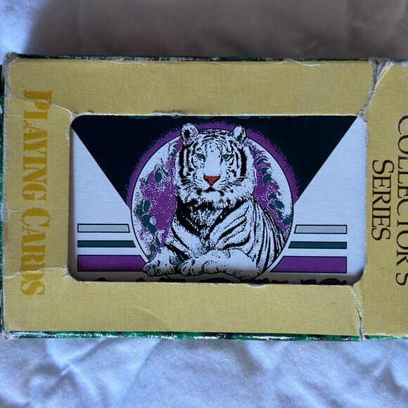 Busch Gardens White Tiger Big Cat Wildlife Preservation 54 Deck Playing Cards - Picture 2 of 9